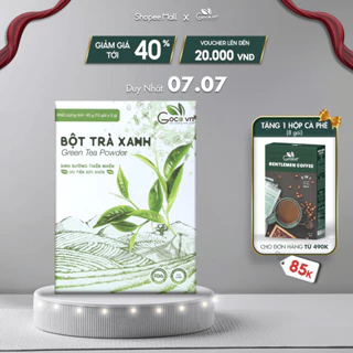 Bột trà xanh nguyên chất Goce - 45g (15 gói x 3g) ST