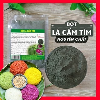 Bột Lá Cẩm Tím 10gr/20g/50g Nguyên Chất 100% Từ Lá Cẩm Tươi Chuyên Nấu Xôi Màu Tím Chuẩn Vị Xôi