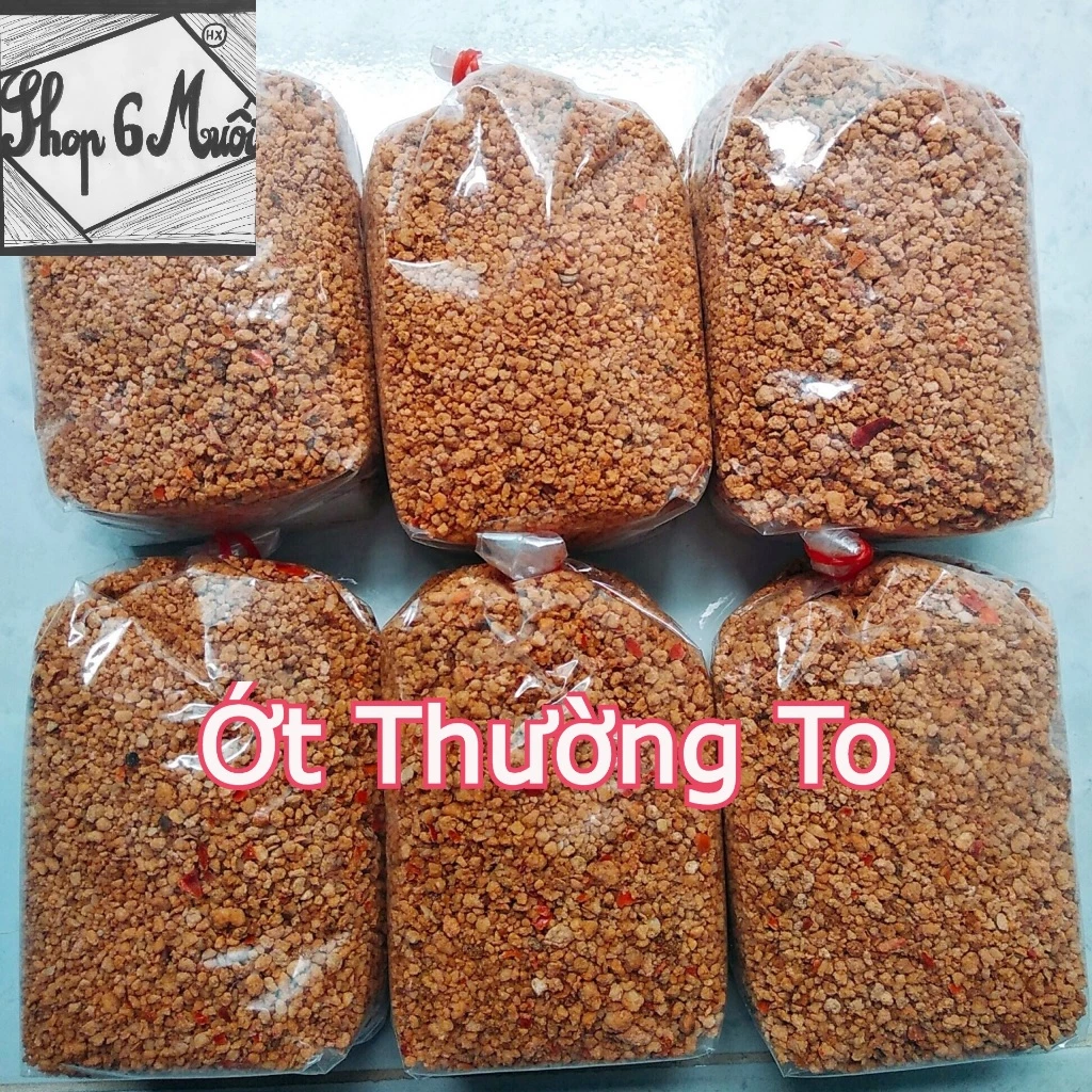 {Túi 500gr} Muối ớt Tây Ninh Ngọc Châu loại thường hột to (chay)