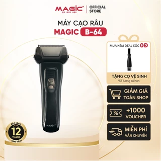 Máy cạo râu Magic B-64, 3 lưỡi dao kép, sử dụng liên tục trong 1 tiếng