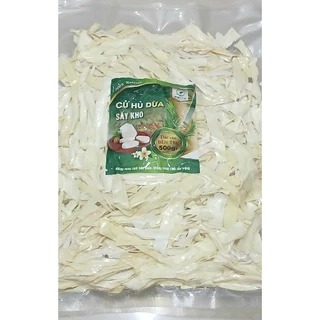 Hỏa tốc HCM - Củ hủ dừa sấy lạnh,ngon loại 1 ,cu co hu dua đặc sản Bến Tre, 500gr hút chân không,Amita Nature House