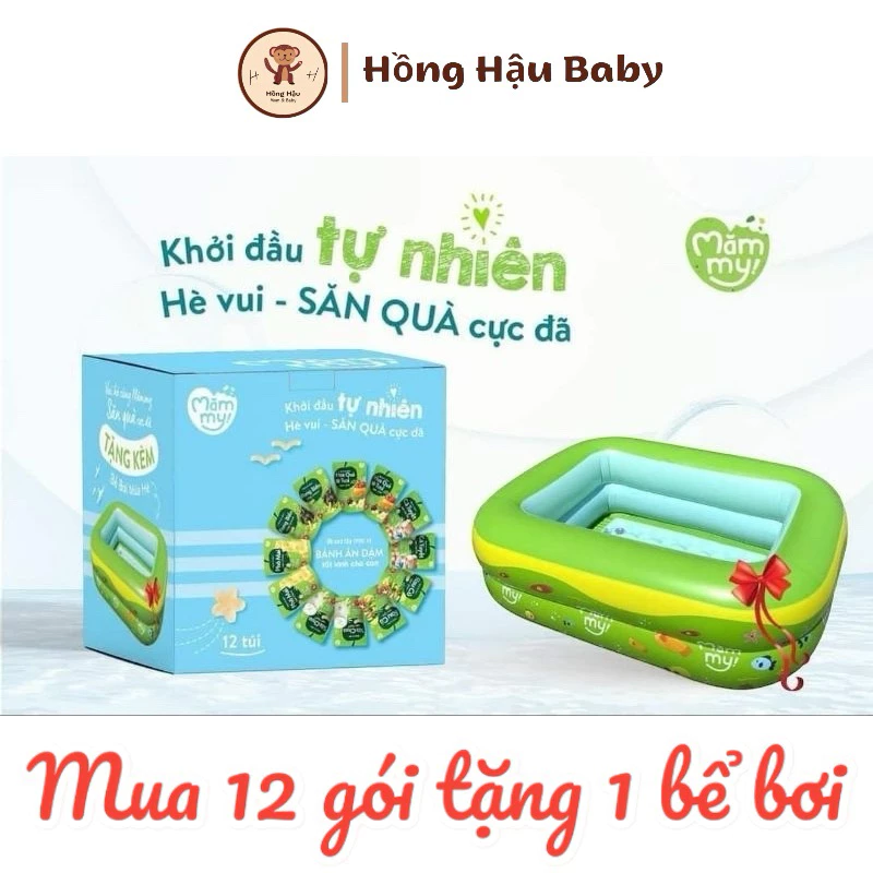 [Kèm Quà Tặng] Bánh Ăn Dặm Mămmy [Date mới] Cho Bé, Giàu Vitamin Và Khoáng Chất, Giúp Bé Tập Cầm Nắm - Gói 25g