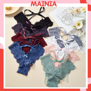 Quần Lót Ren Lọt Khe Cột Nơ Sexy Gợi Cảm Mainia Shop ❤️ GỢI CẢM ❤️ QUYẾN RŨ MAINIA SHOP 7931