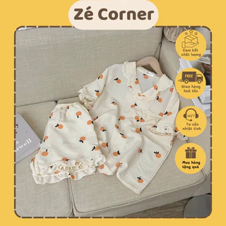 (SHOP MỚI SALE SỐC) Bộ Đồ Ngủ Nữ Đũi Xốp Đùi Nhiều Hoạ Tiết, Set Pijama Mặc Nhà Có Size Thoáng Mát