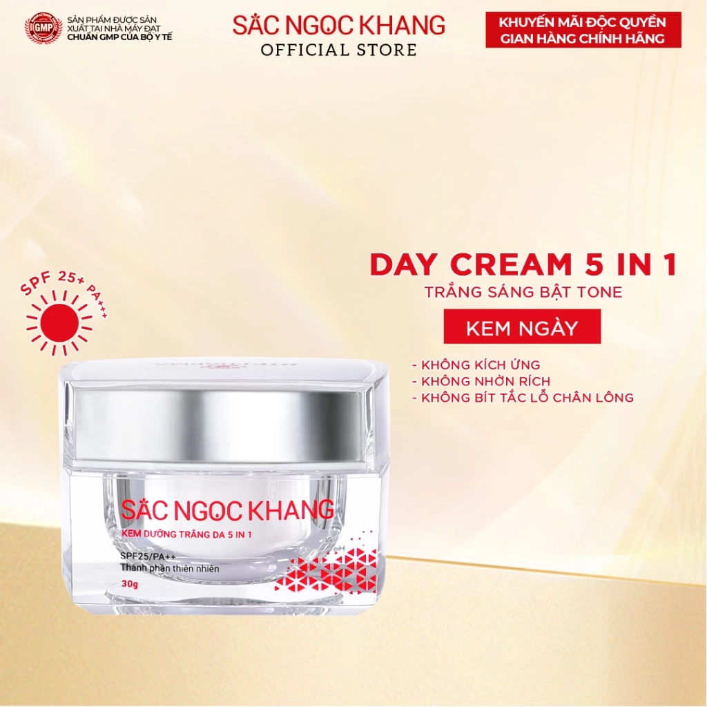 Kem dưỡng da ban ngày 5 trong 1 Sắc Ngọc Khang 30ml