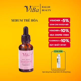 Anti-Aging Smart Serum With Hexapeptide 12 VIBA, Serum Chống Lão Hóa VIBA, Mờ Đốm Nâu,Đều Màu Da, Giảm Nếp Nhăn 5ml/30ml