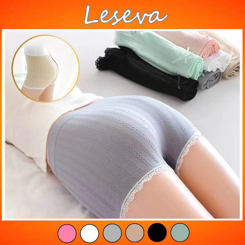 Quần Đùi ngủ nữ Mặc trong Váy bảo hộ chất Cotton gân tăm viền ren mềm mại siêu co dãn mềm mại QL07