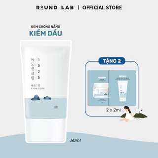 Kem chống nắng hóa học Round Lab 1025 Dokdo Sunscreen 50ml dành cho da nhạy cảm