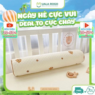 Gối ôm cho bé Ualarogo giúp bé tự ngủ ngon sâu giấc chống giật mình ruột bông nano khử khuẩn 8893