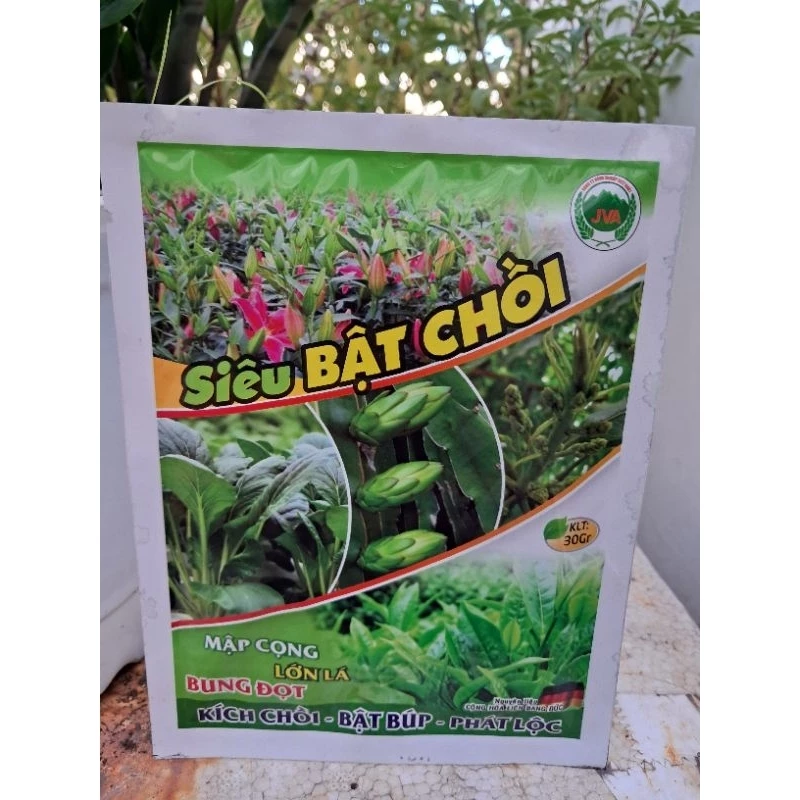 Phân bón siêu bậc chồi 30gr pha bình 20 lít