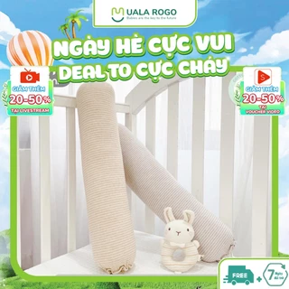 Gối ôm cho bé Ualarogo ruột bông giúp ngủ ngon chặn bé khỏi ngã chống giật mình 52x12cm MN 0022