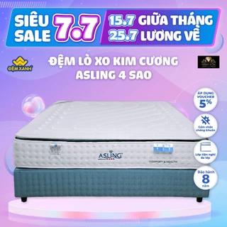 Đệm lò xo Kim Cương AsLing 4 sao