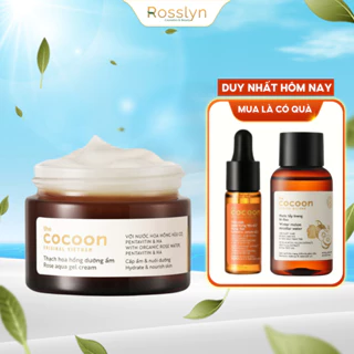 Thạch hoa hồng dưỡng ẩm (kem dưỡng ẩm) Cocoon cấp ẩm & nuôi dưỡng 30ml Rosslyn