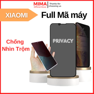 Cường lực Chống Nhìn Trộm Xiaomi Redmi Note 13 12 11 11s 10 10s 9 9s 8 Pro K50 K40 K30 9A 9C 9T 10C 10A 12 12C 13C (M)