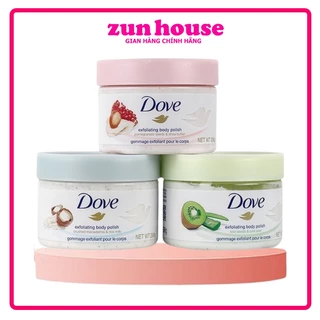 Tẩy Da Chết Toàn Thân Dove Exfoliating Body Polish 225g Bản Đức