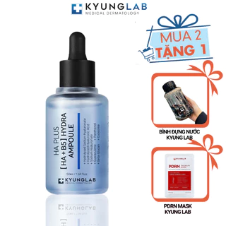 Serum HA B5 , Serum HA+B5 Kyung Lab giúp căng bóng da tức thì cải thiện tình trạng da khô, bóng tróc