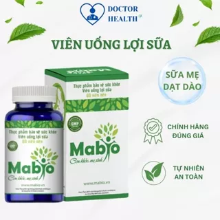 Viên Uống Lợi Sữa Mabio Cho Phụ Nữ Sau Sinh Hộp 60 Viên Chính Hãng