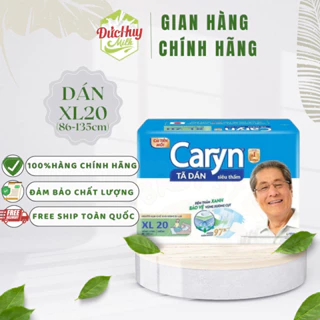 Tã Dán siêu thấm Caryn XL20 cho người lớn vòng hông 76-130cm_Duchuymilk