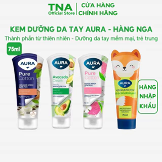 Kem dưỡng da tay Aura chiết xuất thiên nhiên nuôi dưỡng da tay mềm mại, trẻ trung 75ml