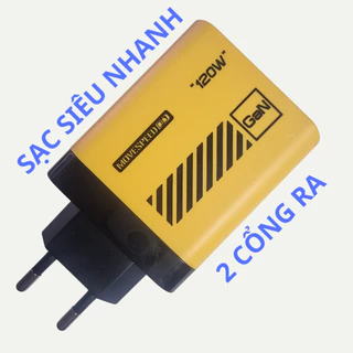 Củ Sạc Siêu Nhanh/ Nhanh 120W PD USB TypeC Bộ chuyển đổi nguồn 5.0 cho iPhone 14 13 12 Samsung Xiaomi Huawei Auto_tech