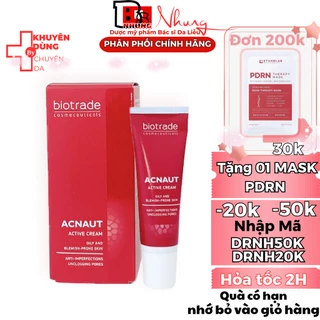 Kem chấm mụn Biotrade Acnaut Active Cream - giảm mụn trắng sáng da giảm nhờn (5ml-30ml)