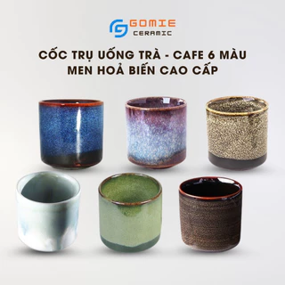 Cốc trụ uống trà cafe gốm sứ cao cấp 7x7 - Ly trà cao cấp - Tách cafe 7x7 Bát Tràng