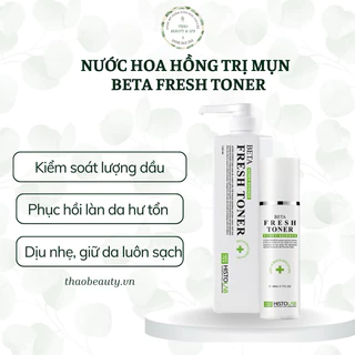 nước hoa hồng cho da mụn, nhạy cảm histolab