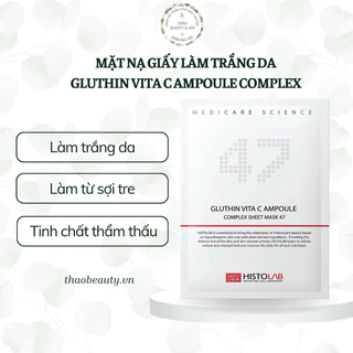 [Histolab] Mặt nạ giấy trắng da Vita C Ampoule Histolab chính hãng Hàn Quốc