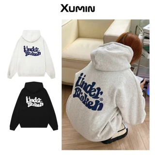 Hoodie Nỉ Bông In Chữ UB 2 Mặt ( Hoodie Chui Nỉ Bông)