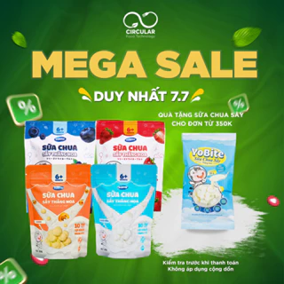 COMBO 4 Túi Zip Mix Vị x 20gr Sữa Chua Khô Sấy Thăng Hoa YOBITE - Ăn dặm - Hỗ Trợ Tiêu Hóa Tăng Sức Đề Kháng