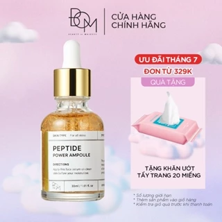 Tinh chất làm sáng và săn chắc da BOM Peptide Power Ampoule 30 ml