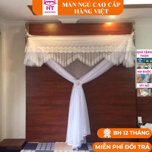 Màn Khung Xếp Khoan Tường HT, Vải Tuyn Lạnh Cao Cấp Loại 1, Thiết Kế Thông Minh Tiện Lợi Dễ Sử Dụng, Khung Chắc Chắn