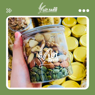 Mix HẠT DINH DƯỠNG Lứt Farm 5 loại nguyên vị ăn vặt mẹ bầu/ ăn kiêng/ healthy lành mạnh/ giảm cân 250Gr