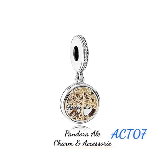 PAN ALE CHARM TREO CÂY VÀNG PHỐI TRẮNG BẠC S925