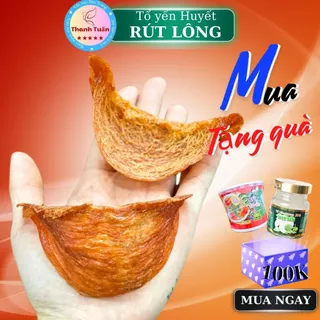 Yến huyết, yến sào khánh hòa cam kết chất lượng, mua tặng 1 hũ yến chưng, táo đỏ, đường phèn, 1 hộp súp tổ yến