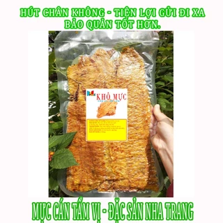 Mực Cán Tẩm Vị Gói 500.gram ( Hút Chân Không ) Tiện Lợi Gửi Đi Xa - Gửi Ra Nước Ngoài - Nhỏ Gọn