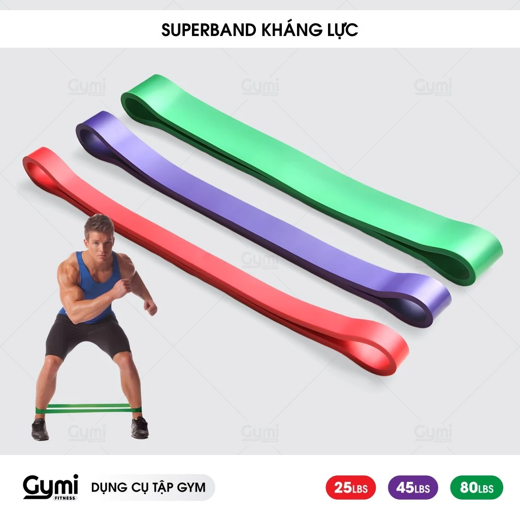 Dây Kháng Lực Superband Tập Mông, Chân, Đùi - Dây Superband Hỗ Trợ Tập GYM Tại Nhà - Superband