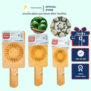 Khuôn Làm Bánh Qui - Bánh In Gõ Nhựa Vĩnh Trường - Khuôn Bánh Qui Có 3 Size Loại Dày Cao Cấp MTA-MART