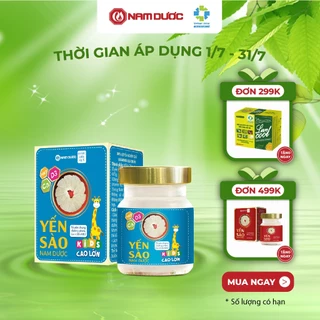 Yến Sào Nam Dược kids cao lớn, tăng sức đề kháng cho bé, bé ăn ngon và phát triển chiều cao hũ 70g