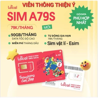 SIM 4G{chọn số đẹp miễn phí}MOBIFONE LOCAL A79