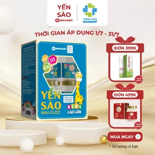 Set Yến Kids cao lớn chưng sẵn cho bé - Set 4 hũ 70ml / 25% tổ yến chưng đường phèn - Yến sào Kids cao lớn, Khánh Hòa