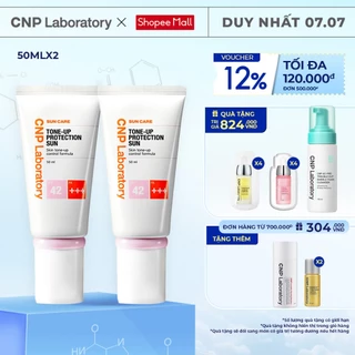 Combo 2 kem chống nắng nâng tone kiềm dầu CNP Laboratory SPF42/PA+++ 50ml/chai