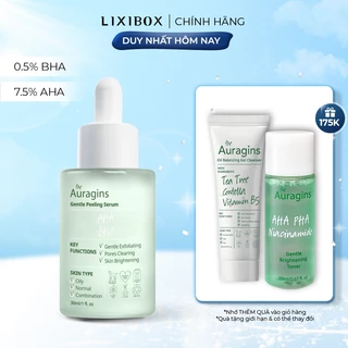 Tinh Chất Tẩy Tế Bào Chết The Auragins 7.5% AHA + 0.5% BHA Gentle Peeling