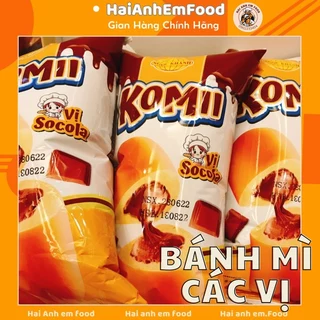 Combo 10 Bánh Mì Tươi Socola, Bánh Mì Ruốc Bơ Sữa, Bánh Bông Lan Cốm Dừa Bịch 10 Gói [55gr]