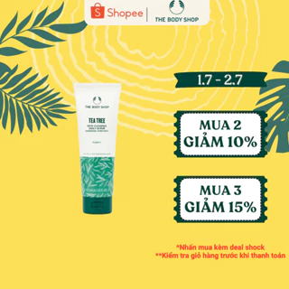 Gel Tẩy Tế Bào Chết Tràm Trà Tea Tree Squeaky-Clean Scrub 100ml THE BODY SHOP