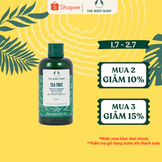 Sữa Tắm Tràm Trà Tea Tree Body Wash 250ml THE BODY SHOP