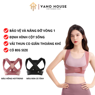 Đai Bảo Vệ Nâng Đỡ Vòng 1 Khắc Phục Gù Lưng, Định Hình Thẳng Lưng Khi Yập Gym, Yoga, Nhảy Dây