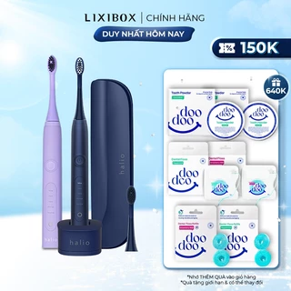 Combo Bàn Chải Điện Halio Sonic Whitening Electric (Periwinkle & Midnight)