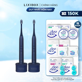 Combo Bàn chải điện Halio Sonic Whitening Electric Toothbrush PRO