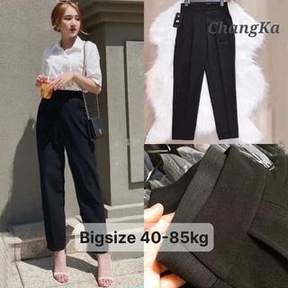 Quần Baggy Lưng Chun cạp bản to CÓ BIGSIZE( 40- 85KG) che khuyết điểm, Quần tây âu công sở -MNS- Mã Baggy công sở